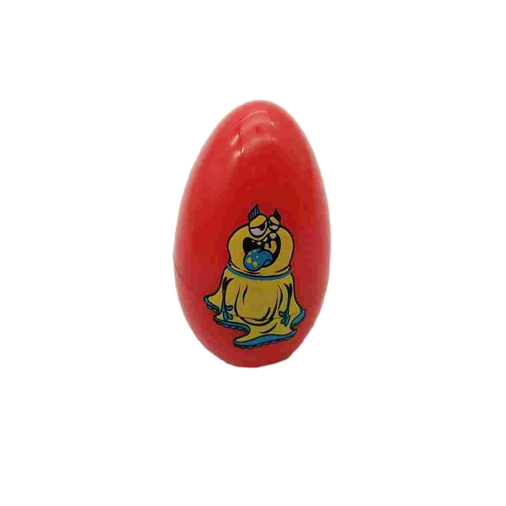 colourful egg with figurines